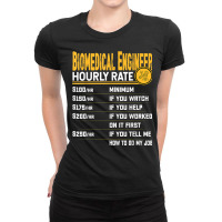 Biomedical Engineer Hourly Rate Funny Biomedical Engineering Ladies Fitted T-shirt | Artistshot