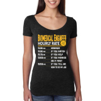 Biomedical Engineer Hourly Rate Funny Biomedical Engineering Women's Triblend Scoop T-shirt | Artistshot