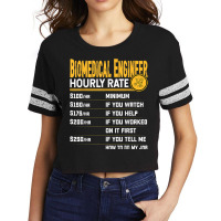 Biomedical Engineer Hourly Rate Funny Biomedical Engineering Scorecard Crop Tee | Artistshot