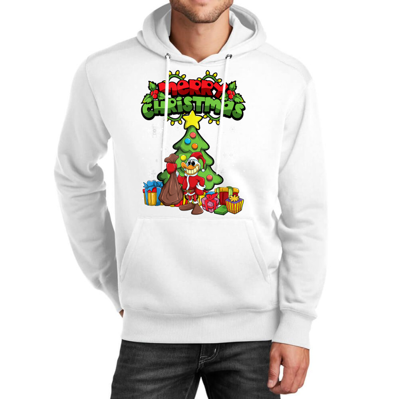 Merry Christmas Animals   Xmas Duck Duckling T Shirt Unisex Hoodie | Artistshot