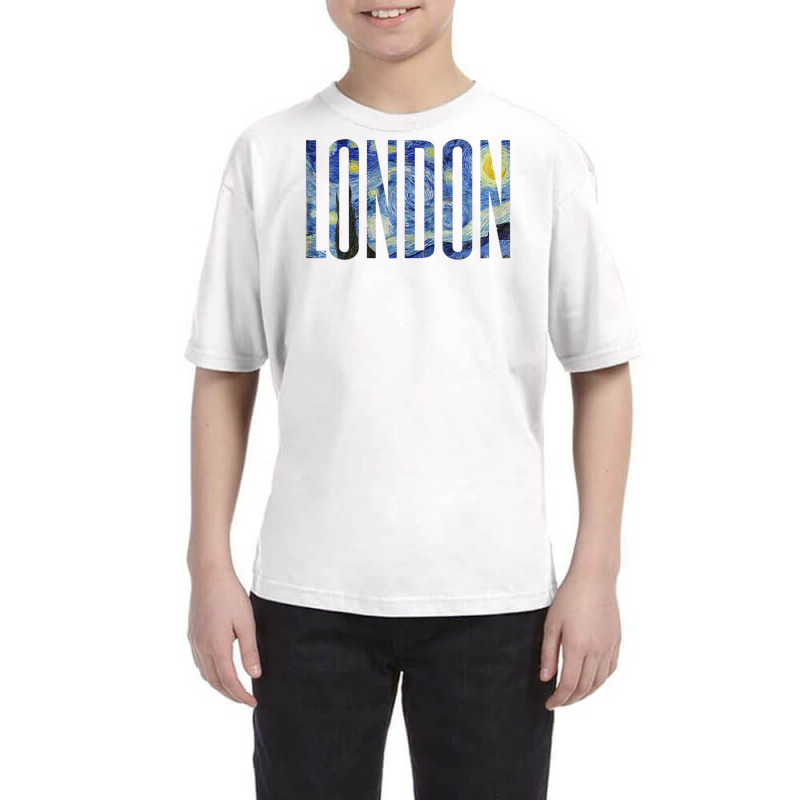 London Van Gogh Starry Night Art Vincent Van Gogh Painting Youth Tee by vucongha | Artistshot