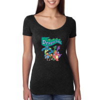 Dragon Tales Graphic Women's Triblend Scoop T-shirt | Artistshot