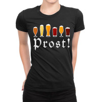 Womens Oktoberfest Prost Celebrate Diversity Beer Ladies Fitted T-shirt | Artistshot