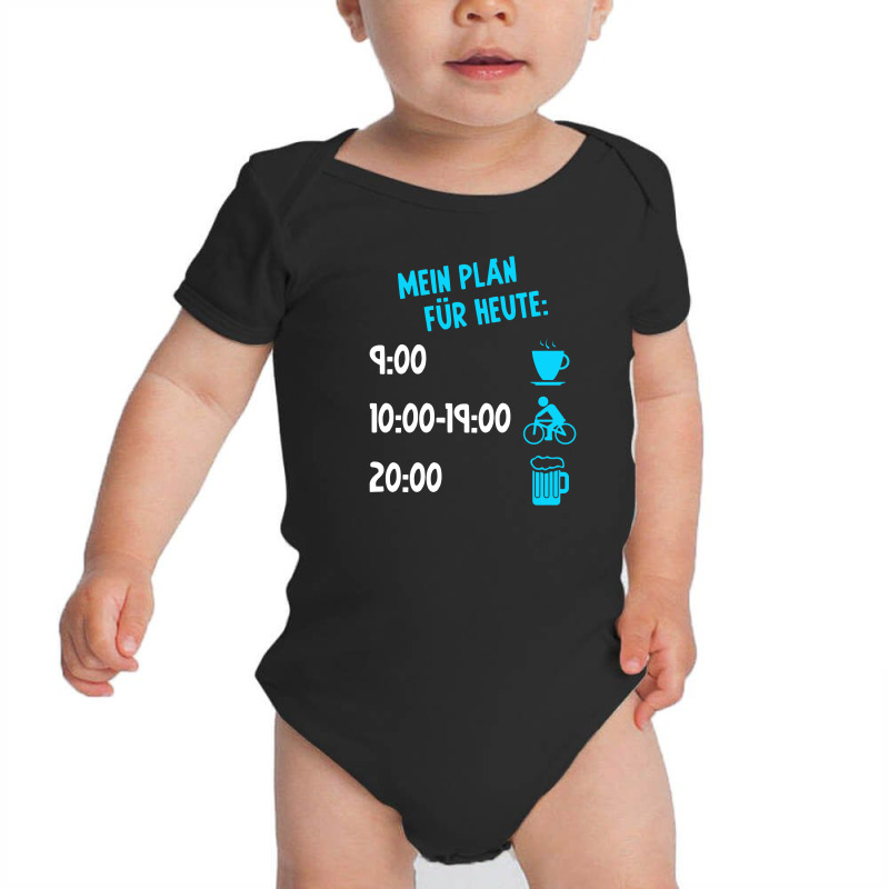 My Plan For Today Bicycle Cyclist Sport Baby Bodysuit | Artistshot