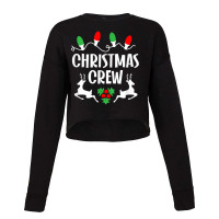 Cute Family Christmas Crew Matching Pajama Gift Lights T Shirt Cropped Sweater | Artistshot