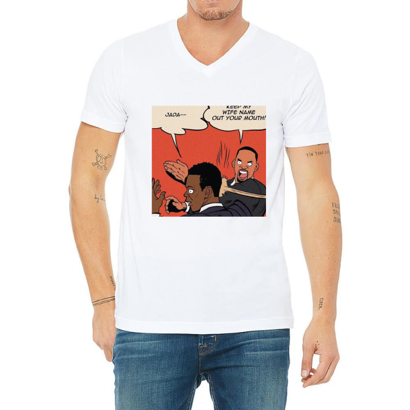 Will Smith Slap V-neck Tee | Artistshot