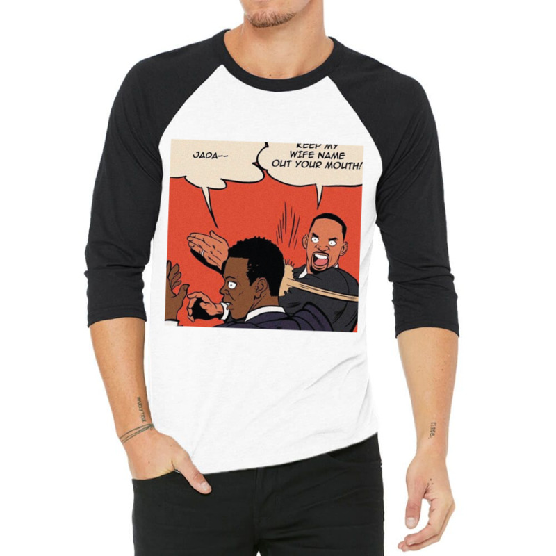 Will Smith Slap 3/4 Sleeve Shirt | Artistshot