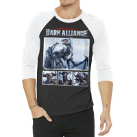 Womens Dungeons & Dragons Group Shot Dark Alliance Box Up V-neck 3/4 Sleeve Shirt | Artistshot