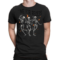 Funny Teacher Halloween Time For Recess Dancing Skeletons T-shirt | Artistshot