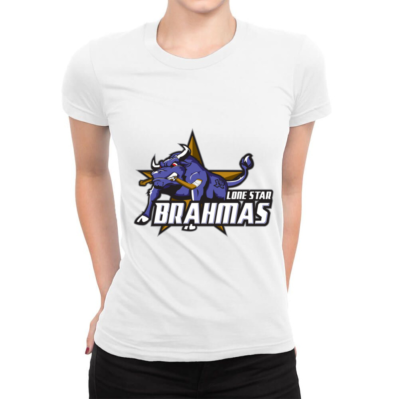 Lone Star Brahmas Ladies Fitted T-Shirt by cm-arts | Artistshot