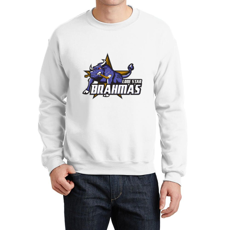 Lone Star Brahmas Crewneck Sweatshirt by cm-arts | Artistshot