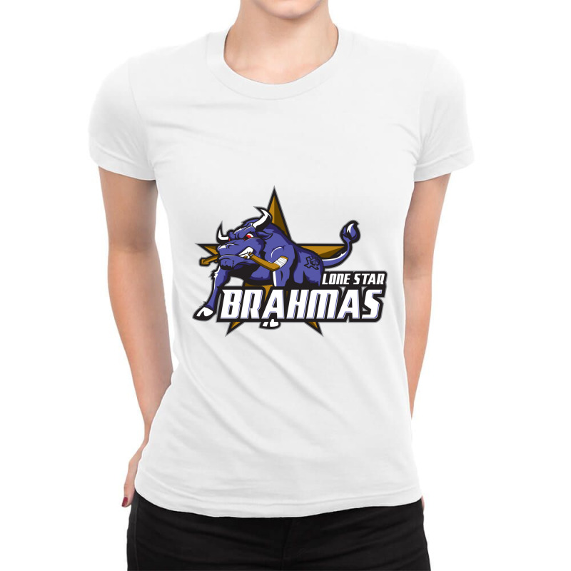 Lone Star Brahmas Ladies Fitted T-Shirt by cm-arts | Artistshot