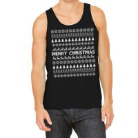 Merry Christmas Ugly Sweater Design Sweatshirt Tank Top | Artistshot