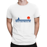 Silver Lake Shores, De   Sailboat Sunrise   Silver Lake Shores Delawar T-shirt | Artistshot