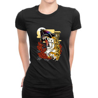 Eye Of The Tiger Ladies Fitted T-shirt | Artistshot