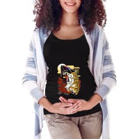 Eye Of The Tiger Maternity Scoop Neck T-shirt | Artistshot