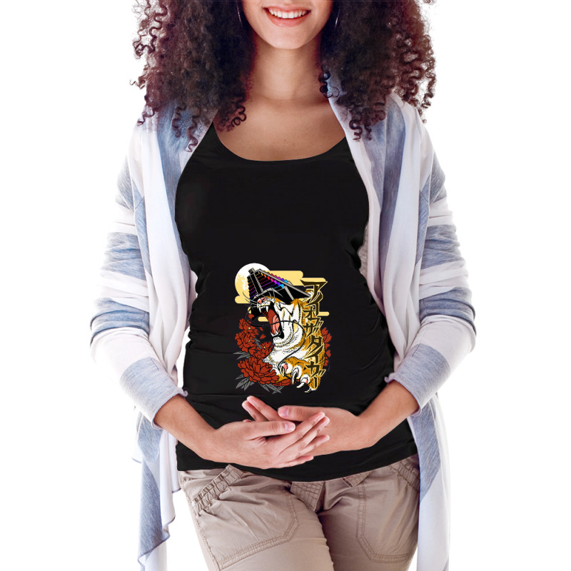 Eye Of The Tiger Maternity Scoop Neck T-shirt | Artistshot