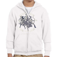 Womens Dungeons & Dragons In Darkness Look To The Light V-neck Youth Zipper Hoodie | Artistshot