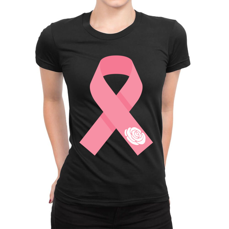 Kulay Rosas Ang Bukas Kay Leni Pink Ribbon Ladies Fitted T-Shirt by NINOZKABAUGHMAN | Artistshot