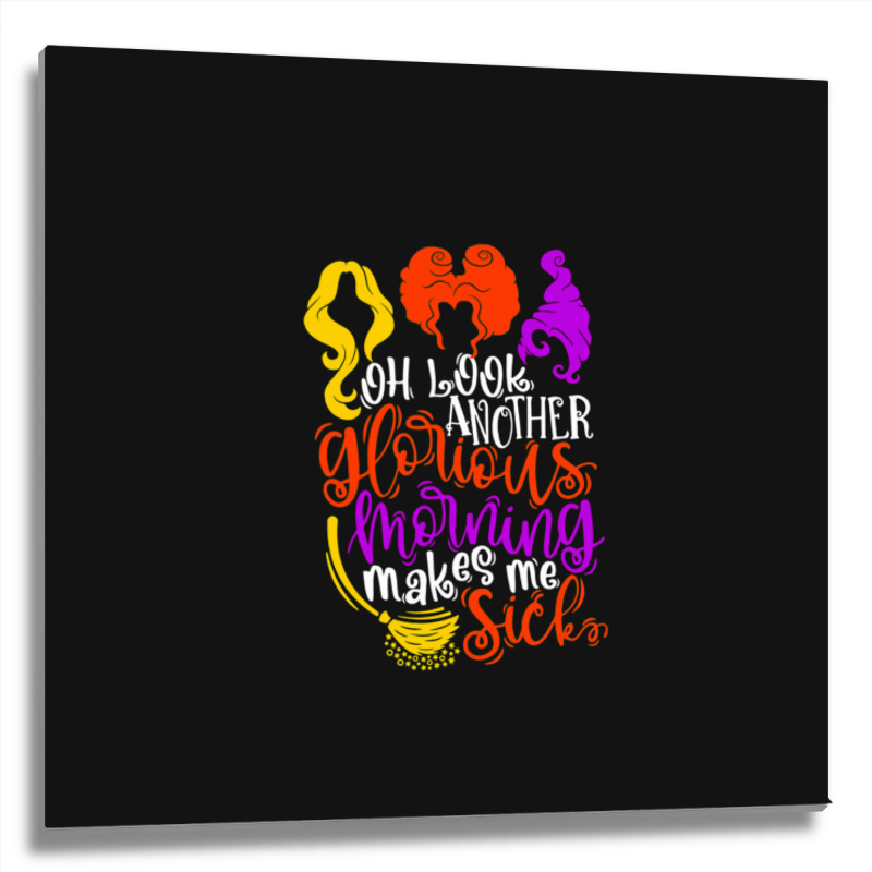 Oh Look Metal Print Square | Artistshot