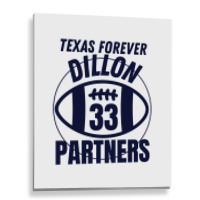 Tim Dillon-texas Faooball Active Metal Print Vertical | Artistshot