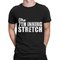 Cute Baseball 7th Seventh Inning Stretch Distressed T-shirt | Artistshot