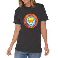 Candy Corn Pop Vintage T-shirt | Artistshot