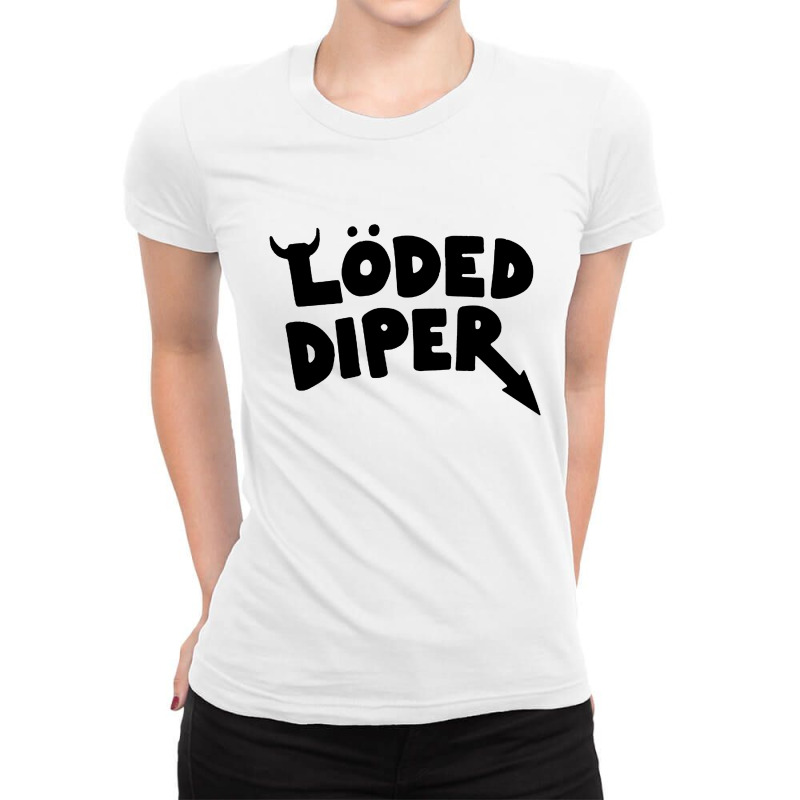 Loded Diaper Active Ladies Fitted T-Shirt by Lili Fashion | Artistshot