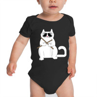 Cat Drummer Music Lover Musician Instrumentalist Kitty Tank Top Baby Bodysuit | Artistshot