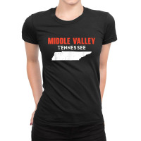 Middle Valley Tennessee Usa State America Travel Tennessean Ladies Fitted T-shirt | Artistshot