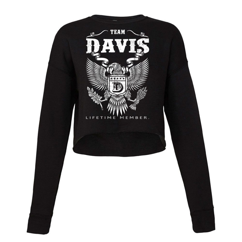 Davis Lifetime Member Cropped Sweater by Davidph | Artistshot