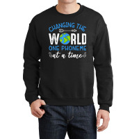 Nbxp Dyslexia Teacher Changing The World One Phoneme At Time Crewneck Sweatshirt | Artistshot