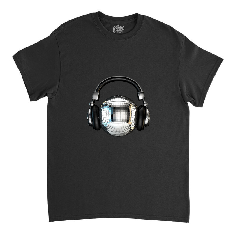 Headphone Disco Ball .png Classic T-shirt by LawrenceKemp | Artistshot