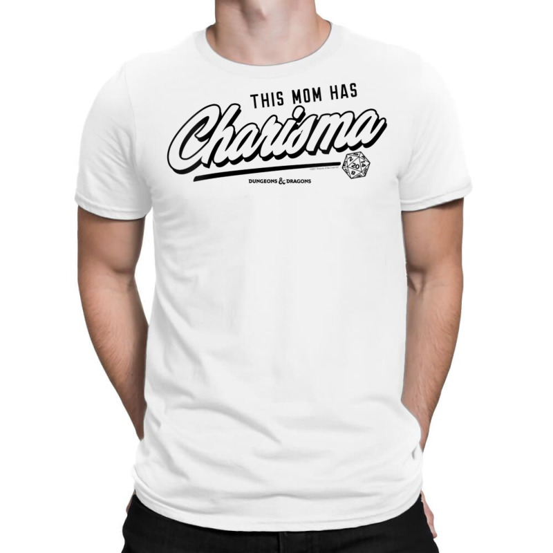 Womens Dungeons & Dragons Mother's Day This Mom Has Charisma Script V- T-Shirt by hotoancuong | Artistshot