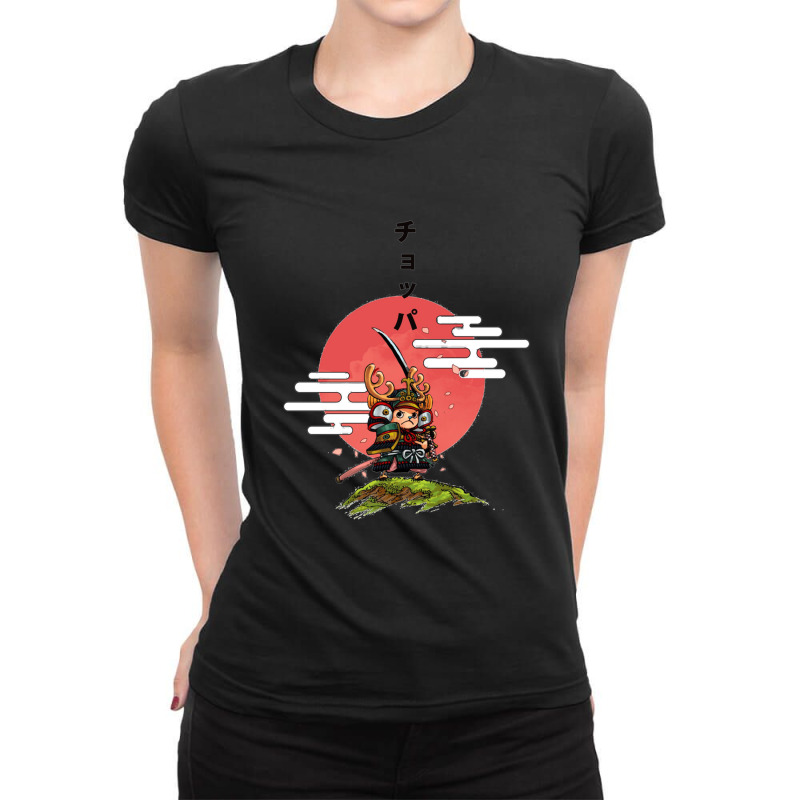 Chopper Samurai Ladies Fitted T-Shirt by cm-arts | Artistshot