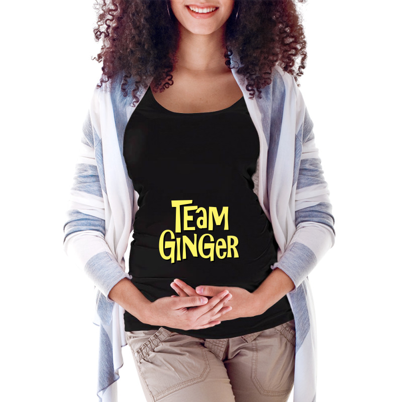 Team Ginger   Gilligans Island Maternity Scoop Neck T-shirt by waktudzuhur | Artistshot