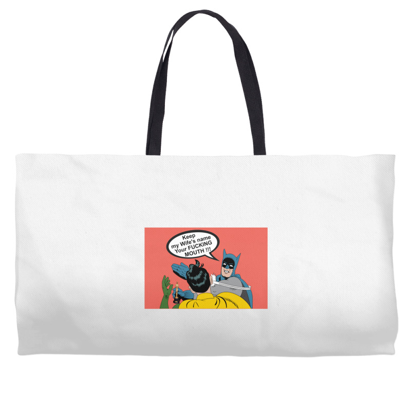 Will Smith Slap Weekender Totes | Artistshot