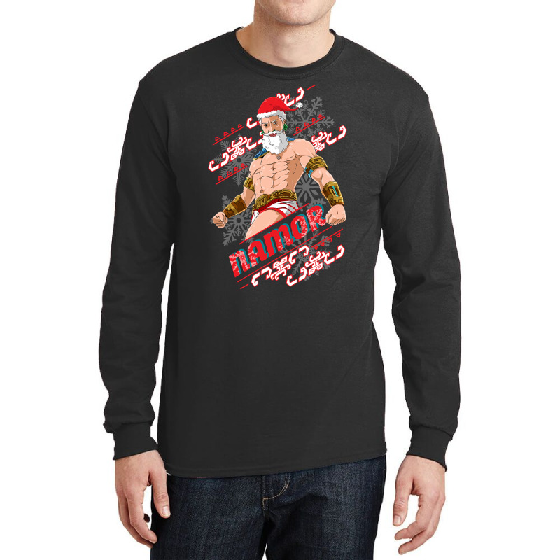 Namor Christmas Edition - Sub Mariner Long Sleeve Shirts by Kanjolen689 | Artistshot