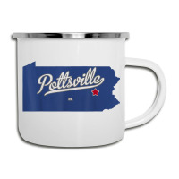 Pottsville Pennsylvania Pa Map Camper Cup | Artistshot