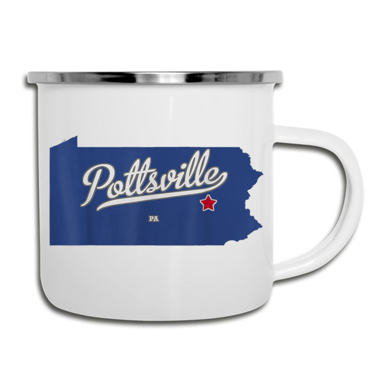 Pottsville Pennsylvania Pa Map Camper Cup | Artistshot