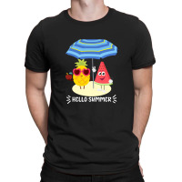 Hello Summer Watermelon Pineapple T-shirt | Artistshot