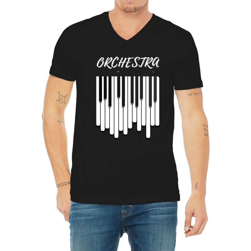 Gift Orchestra Music V-neck Tee | Artistshot