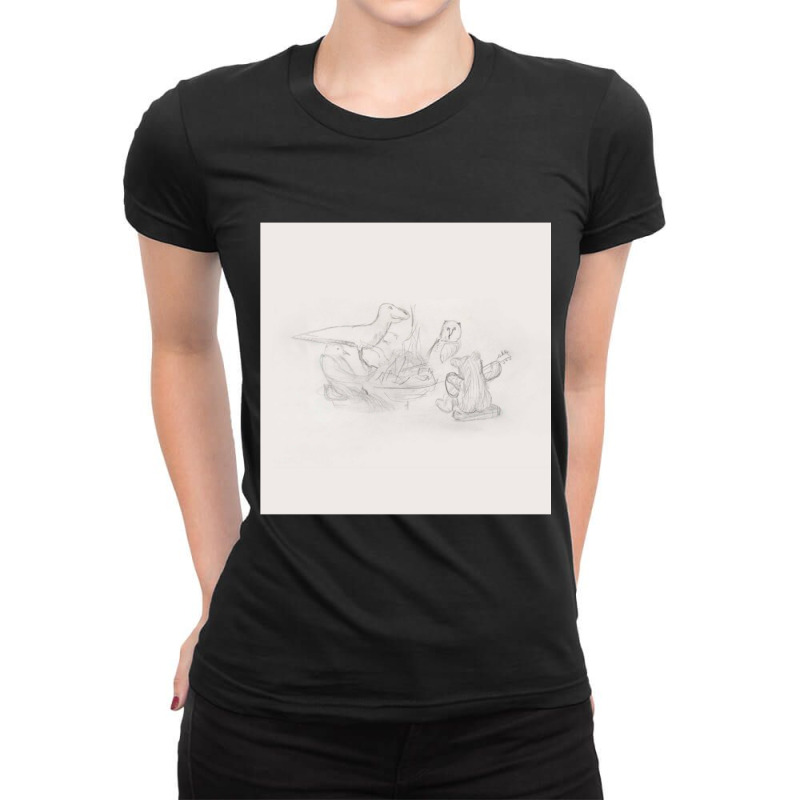 Dragon New Warm Mountain I Believe In You Ladies Fitted T-Shirt by SAUNDRAHARDAWAY | Artistshot