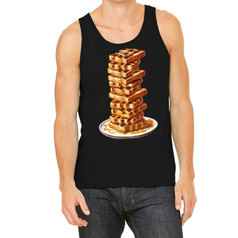 Tall Stack Of Waffles And Syrup Tank Top by Outpost | Artistshot