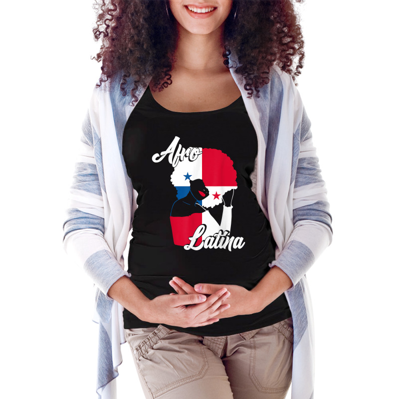 Caribbean Panama Flag Panamanian Creole Pride Afro Latina T Shirt Maternity Scoop Neck T-shirt by cm-arts | Artistshot