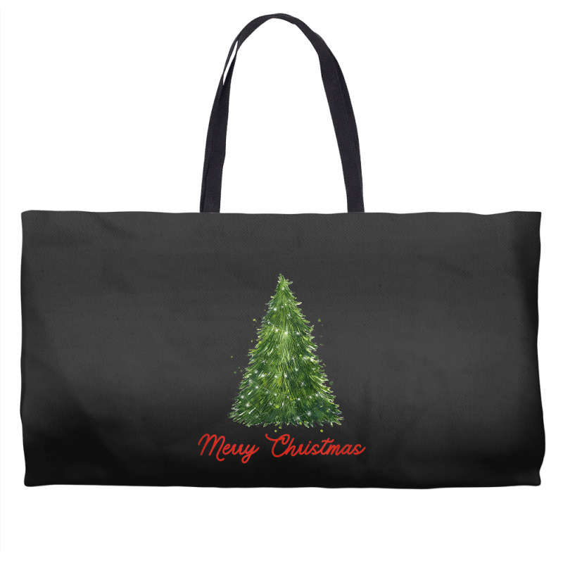 Merry Christmas Twinkle Tree Design Weekender Totes | Artistshot