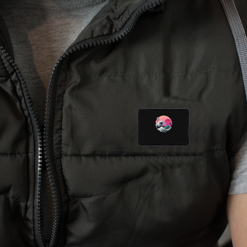 The Great Retro Wave Rectangle Patch | Artistshot