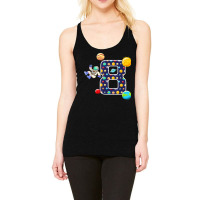 8th Birthday Astronaut Eight Bday Celebration Planet Racerback Tank | Artistshot