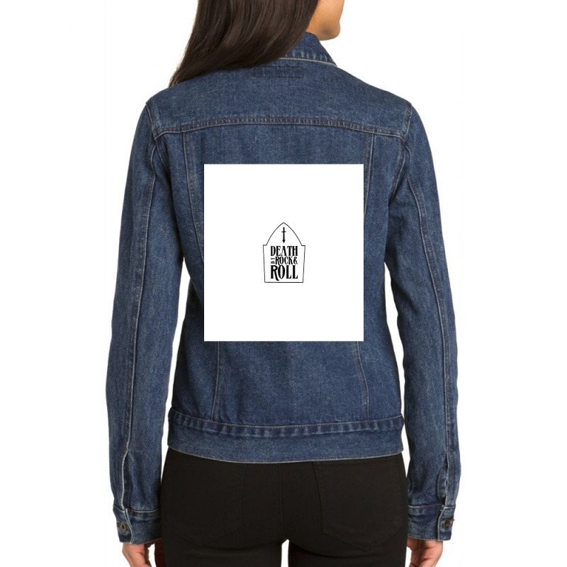 The Pretty Reckless (tod Durch Rock And Roll) Ärmelloses Top Ladies Denim Jacket by cm-arts | Artistshot