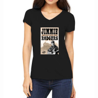 Jimmie Rodgers - American Roots Classic Women's V-neck T-shirt | Artistshot